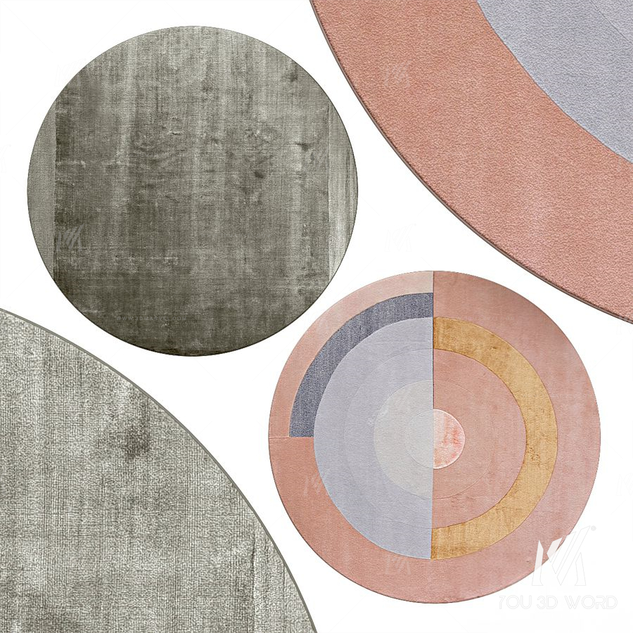 Circle rugs  No. 089